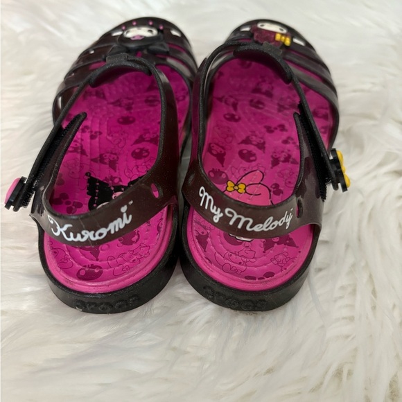 Toddlers' Hello Kitty and Friends My Melody and Kuromi Sandal - Crocs size c10 - Picture 2 of 8